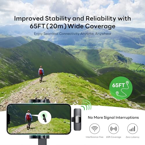 Qhot USB-C Wireless Lavalier Microphone - 2 Pack