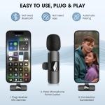 USB-C Wireless Lavalier Microphone for Video Recording