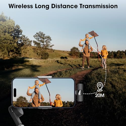 USB-C Wireless Lavalier Microphone for Video Recording