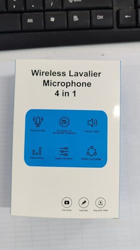 USB-C Wireless Lavalier Microphone for Video Recording