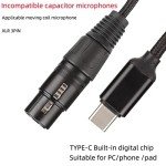 USB-C to XLR Female Microphone Cable (2M)