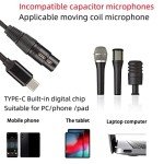 USB-C to XLR Female Microphone Cable (2M)