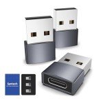 3-Pack Syntech USB-C to USB Adapter