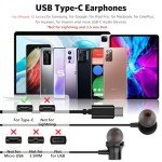 COOYA USB-C Magnetic Earbuds with Mic