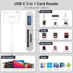 KiwiBird USB-C SD Card Reader & Adapter