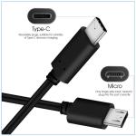 USB-C to Micro USB Sync Charge Cable