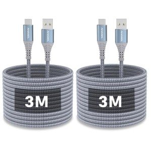 ANMIEL 3M Fast Charge Type C Cable - 2 Pack