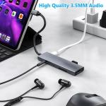 USB-C Hub 9 in 1 with Audio & Gigabit