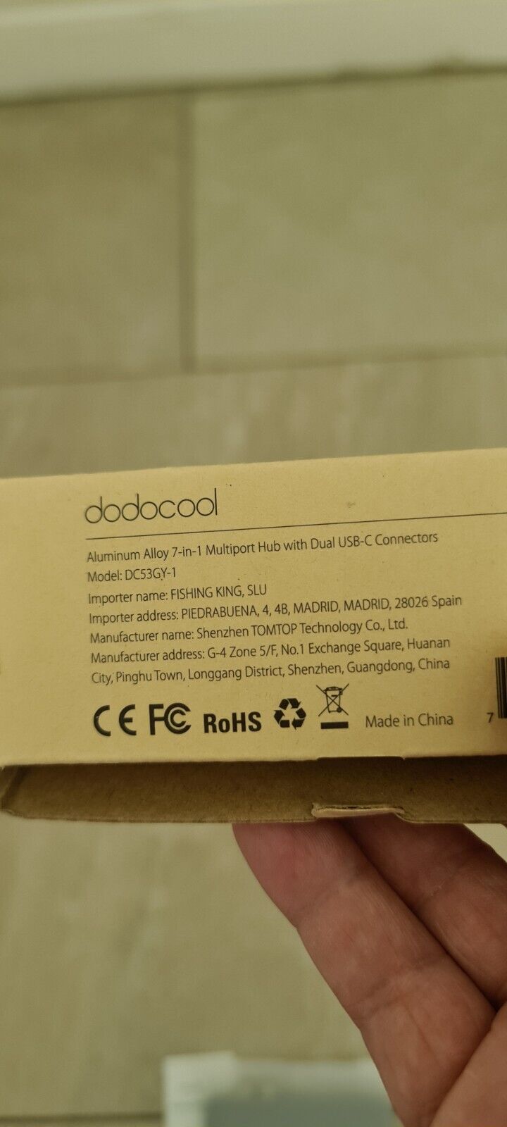 dodocool 7-in-1 USB-C Hub Adapter