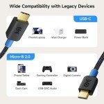 Cable Matters Braided USB-C to Micro USB Cable