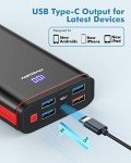 Ayeway USB-C Portable Charger 26800mAh 20W Fast Charging