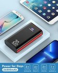 Ayeway USB-C Portable Charger 26800mAh 20W Fast Charging