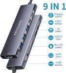 9-in-1 USB-C Multiport Adapter with HDMI