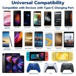 1m USB-C to Type A Charging Cable - Black