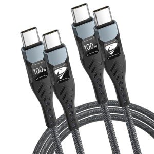 USB-C to USB-C Fast Charging Cable 2-Pack
