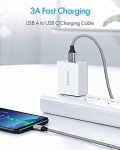 2-Pack USB A to USB C Fast Charger Cable