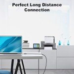 USB B to USB-C Printer Cable 2M - Braided