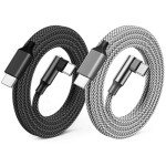 2-Pack 3FT USB-C Fast Charging Cable - 100W