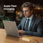 UGREEN 100W USB-C to C Charger Cable 2-Pack