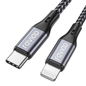 RAVIAD MFi USB-C to Lightning Charger Cable 1M