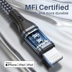 RAVIAD MFi USB-C to Lightning Charger Cable 1M