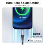 RAVIAD MFi USB-C to Lightning Charger Cable 1M