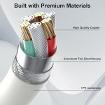 2-Pack USB-C to Lightning Cable 2M, MFi Certified