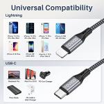 RAVIAD MFi USB-C to Lightning Charger Cable 1M