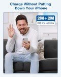 2M USB-C to Lightning Cable 2-Pack for iPhone
