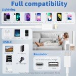 2M USB-C to Lightning Cable 4-Pack, MFi Certified