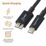 Amazon Basics USB-C to Micro USB Fast Charge Cable