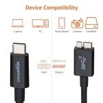 Amazon Basics USB-C to Micro USB Fast Charge Cable