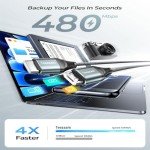 Teeaam 0.5M USB-C to Micro USB Charging Cable