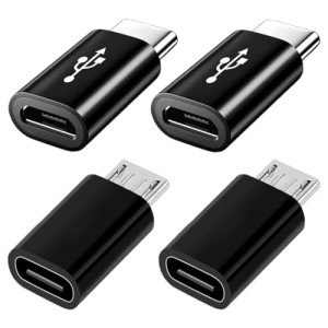 Micro USB to USB-C Adapter 4-Pack