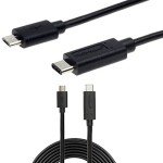 2M USB-C to Micro USB Cable - Black