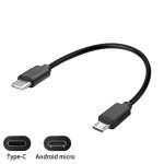USB-C to Micro USB OTG Cable - 0.3/1M