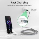 Teeaam 0.5M USB-C to Micro USB Charging Cable