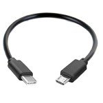 USB-C to Micro USB OTG Cable - 0.3/1M