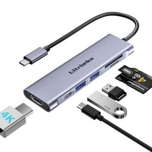 7-in-1 USB-C Hub with HDMI and Card Reader