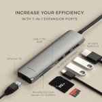Satechi Slim 7-in-1 USB-C Hub Adapter