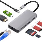 Type-C Docking Station with 9 Ports
