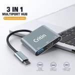 3-in-1 USB-C to HDMI Multiport Adapter 4K