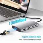 RSHTECH 9-in-1 USB-C Hub with 4K HDMI