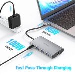RSHTECH 9-in-1 USB-C Hub with 4K HDMI