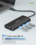 Acer 9-in-1 USB-C Hub with 4K HDMI