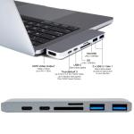 9-in-1 Dual Type-C USB-C Hub for MacBook