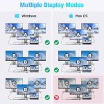 RSHTECH 12-in-1 USB-C Docking Station with Triple Display