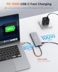 12-in-1 USB-C Docking Station for Dual Monitors