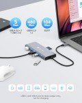 12-in-1 USB-C Docking Station for Dual Monitors