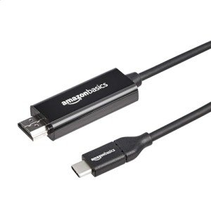 Amazon Basics USB-C to HDMI Adapter, 4K 30Hz